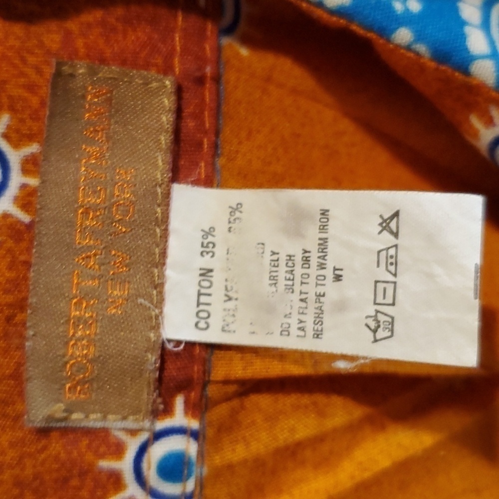 Roberta Freymann Boho Gradient Button Down Top Sm… - image 7